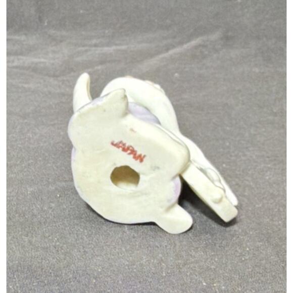 Vintage Angel Ceramic Figurine Cherub Cello Violin Musician Porcelain Japan - Picture 7 of 7